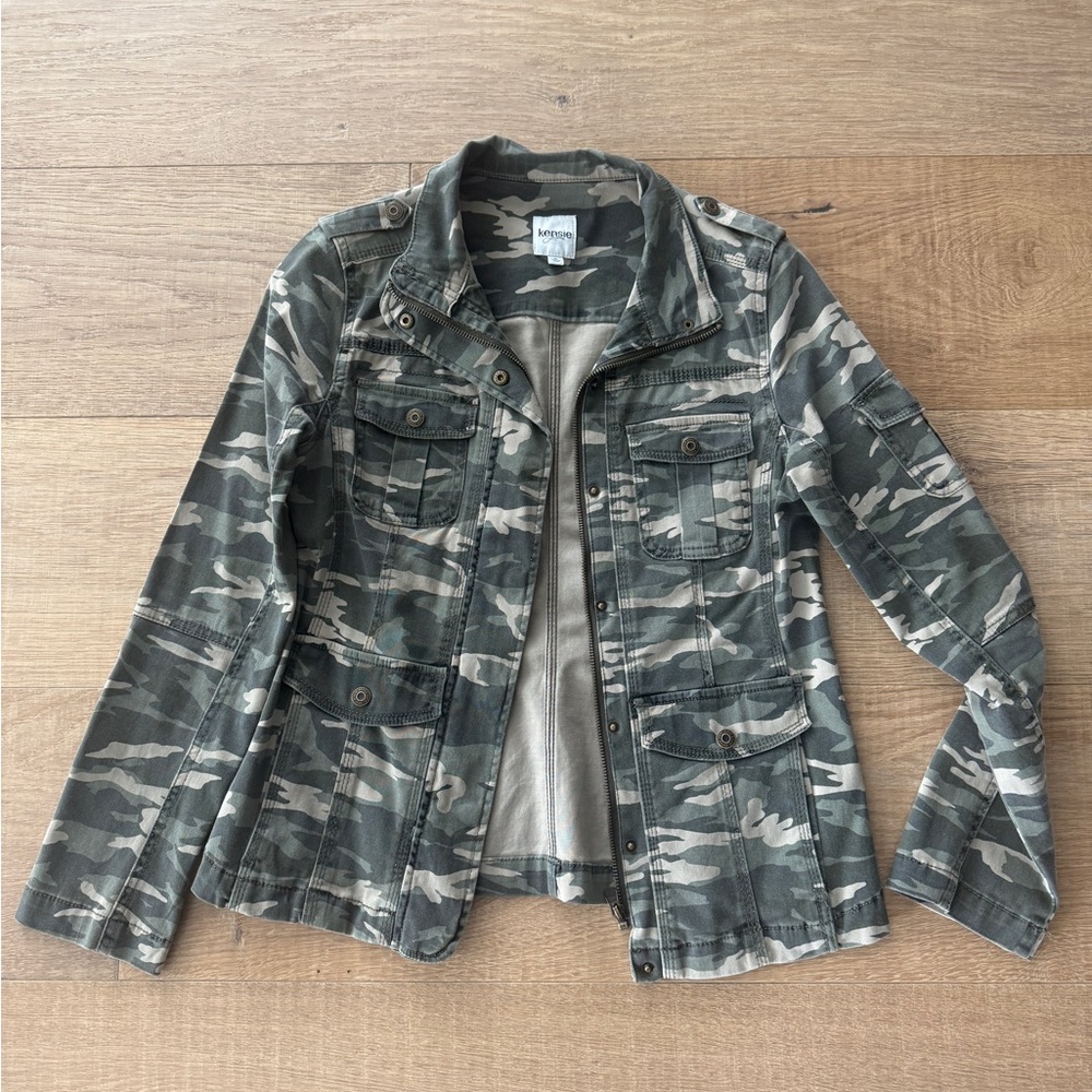 Kensie Jeans Camouflage Women's Jacket